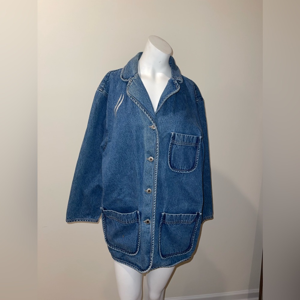 Paul Harris denim jacket y2k style